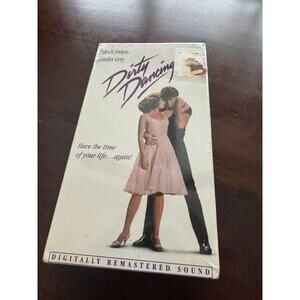 NEW Dirty Dancing VHS, Digitally Remastered Sealed New in Package Patrick Swayze